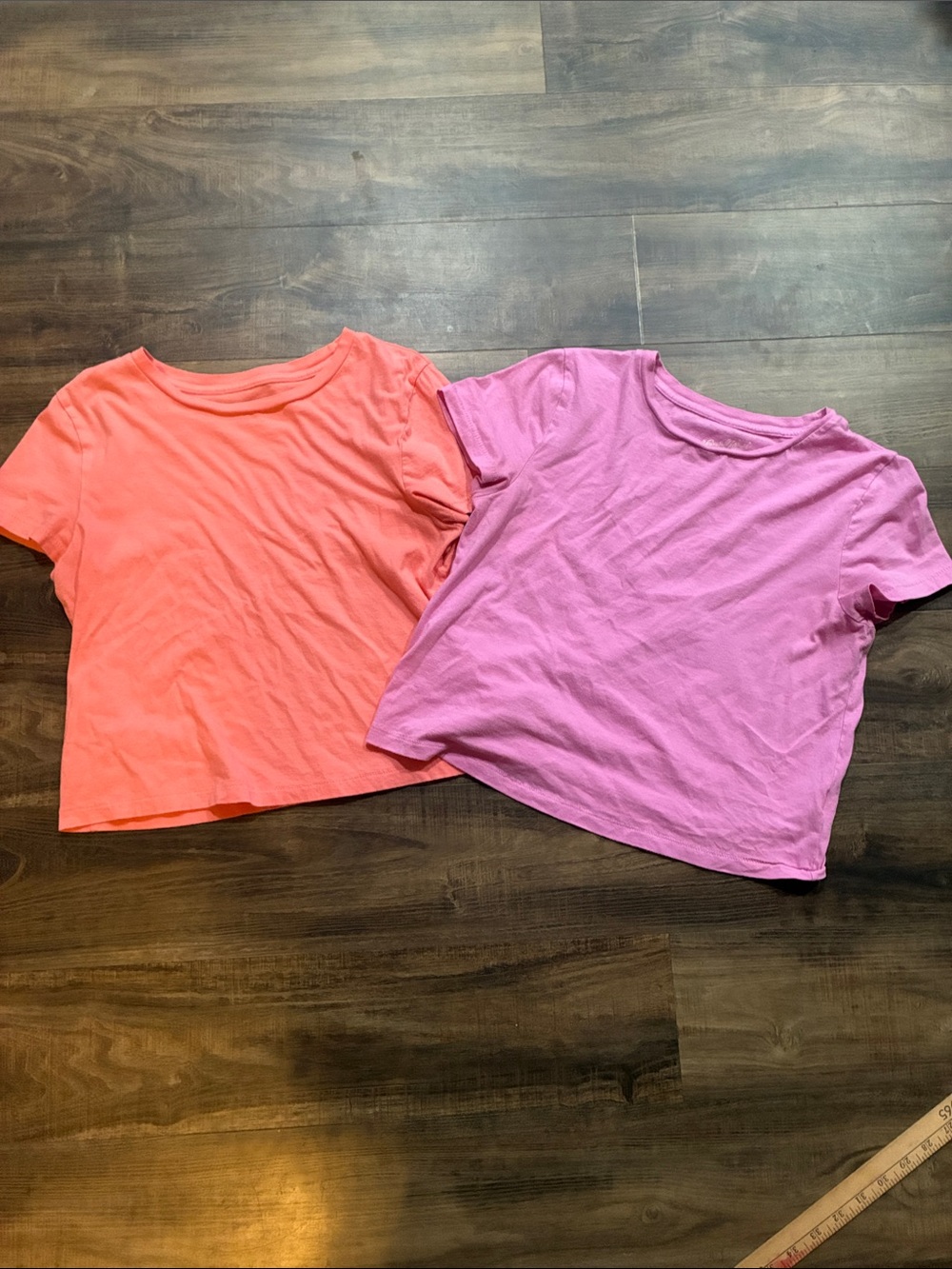 Universal Thread Short-Sleeve Tees in Coral and Pink